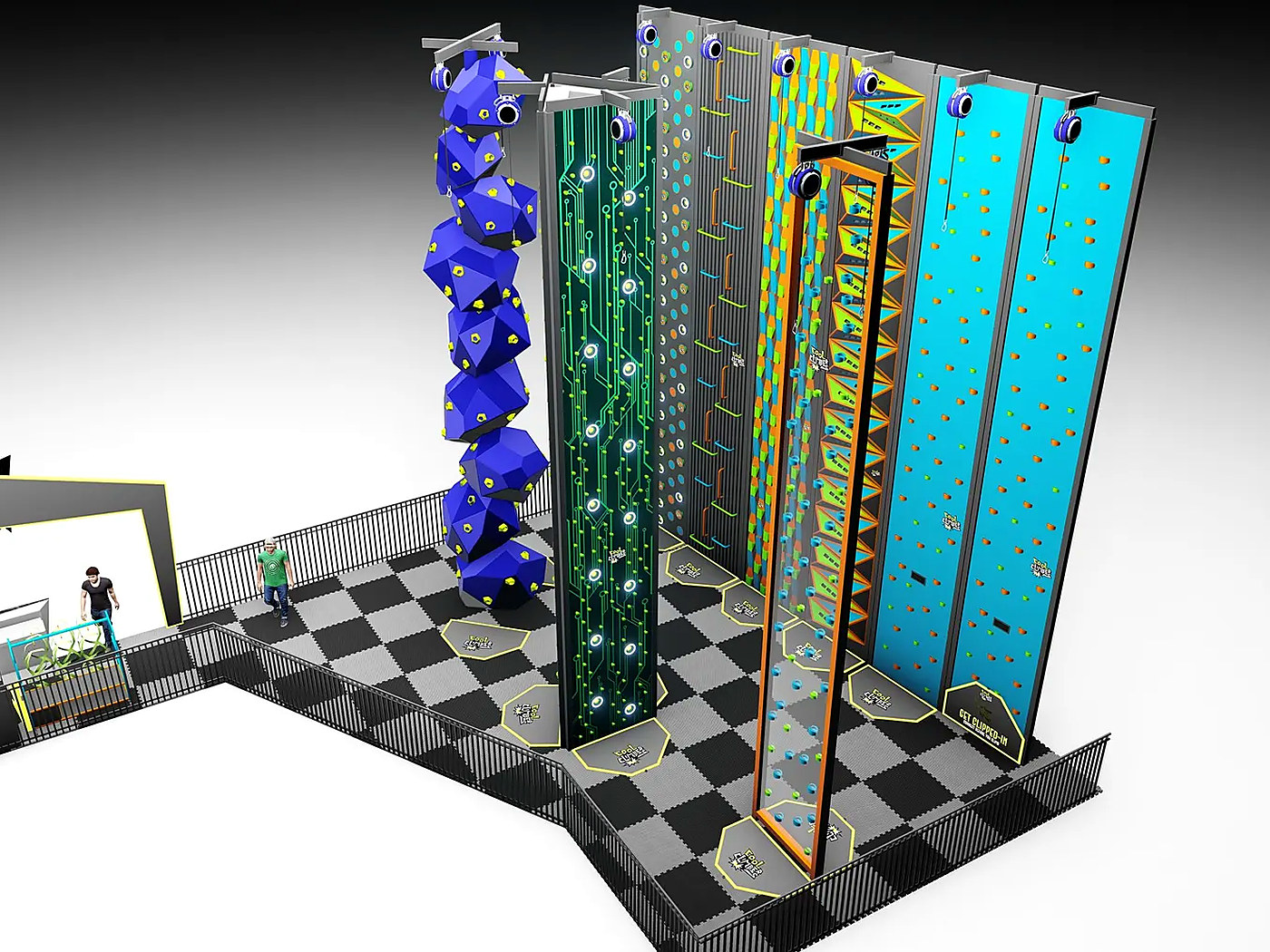VP-CL-120 Multi-Wall climbing zone reference design