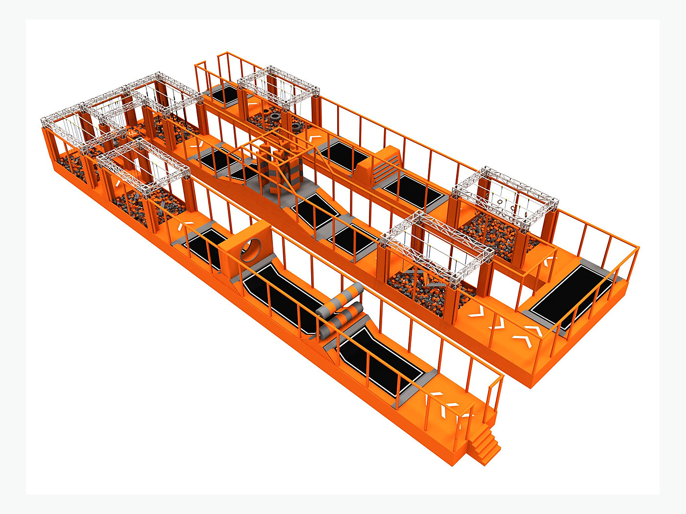 VP-TR-800 Multi-Activity trampoline park reference design