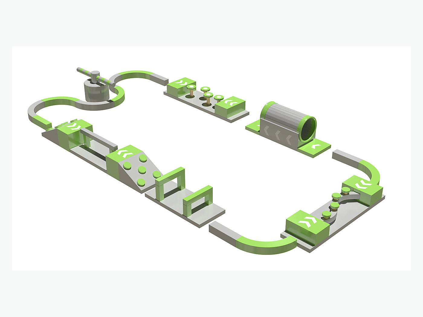 VP-SP-90 Modular Soft Trail reference range