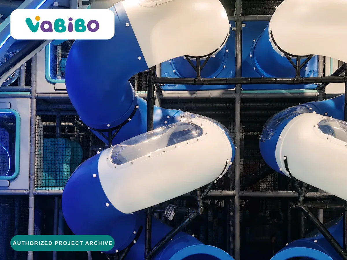 Authorized Chile branded active play venue edited for Vabibo