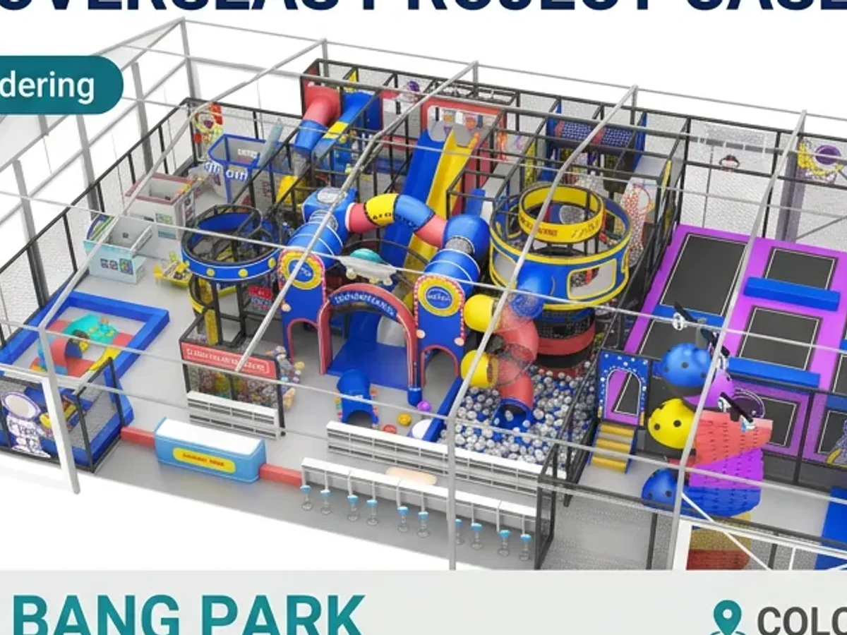 Big Bang Park Colombia 3D layout overview