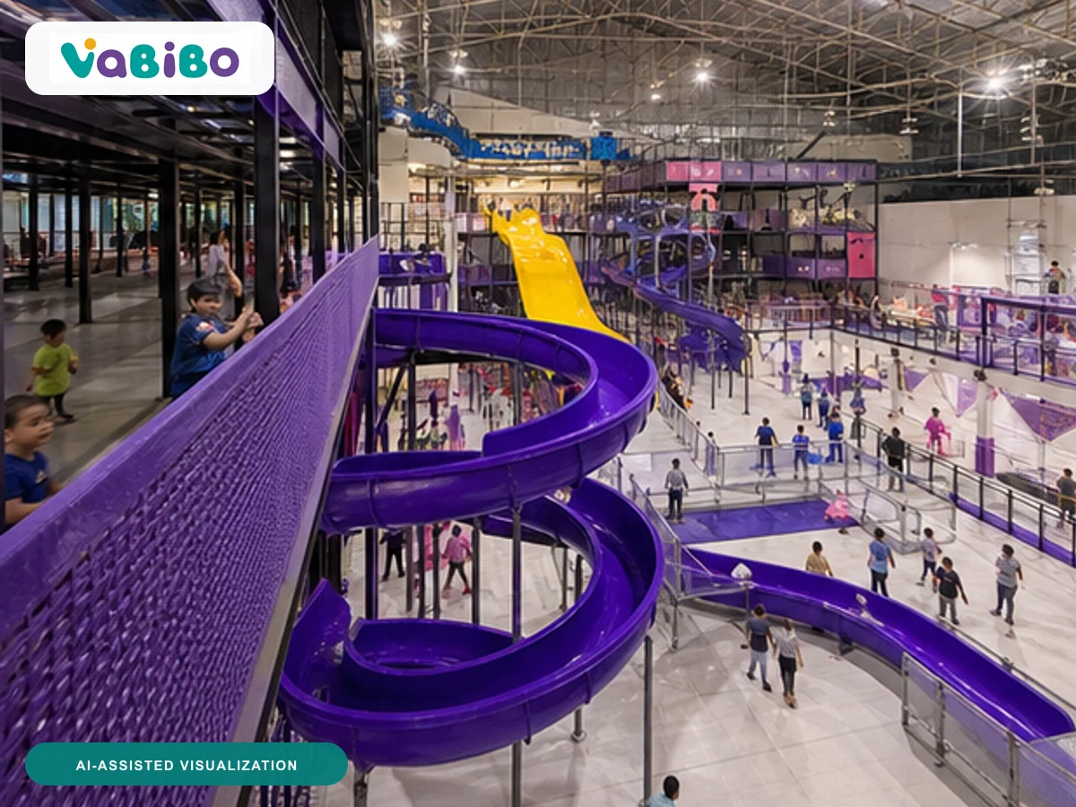 Chongqing 4,000 m² Immersive Sports & Play Park AI-assisted visualization 3, inspired by the authorized reference