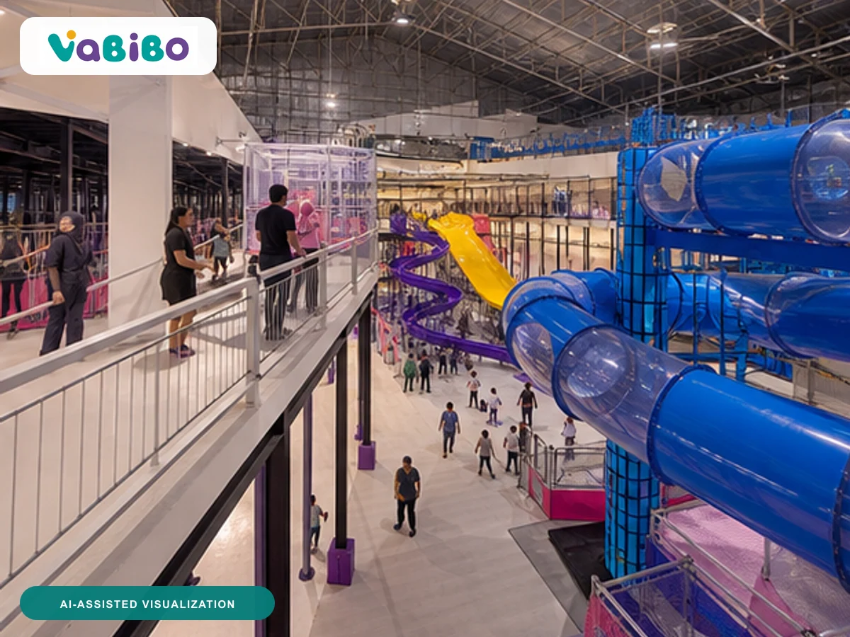 Chongqing 4,000 m² Immersive Sports & Play Park AI-assisted visualization 4, inspired by the authorized reference
