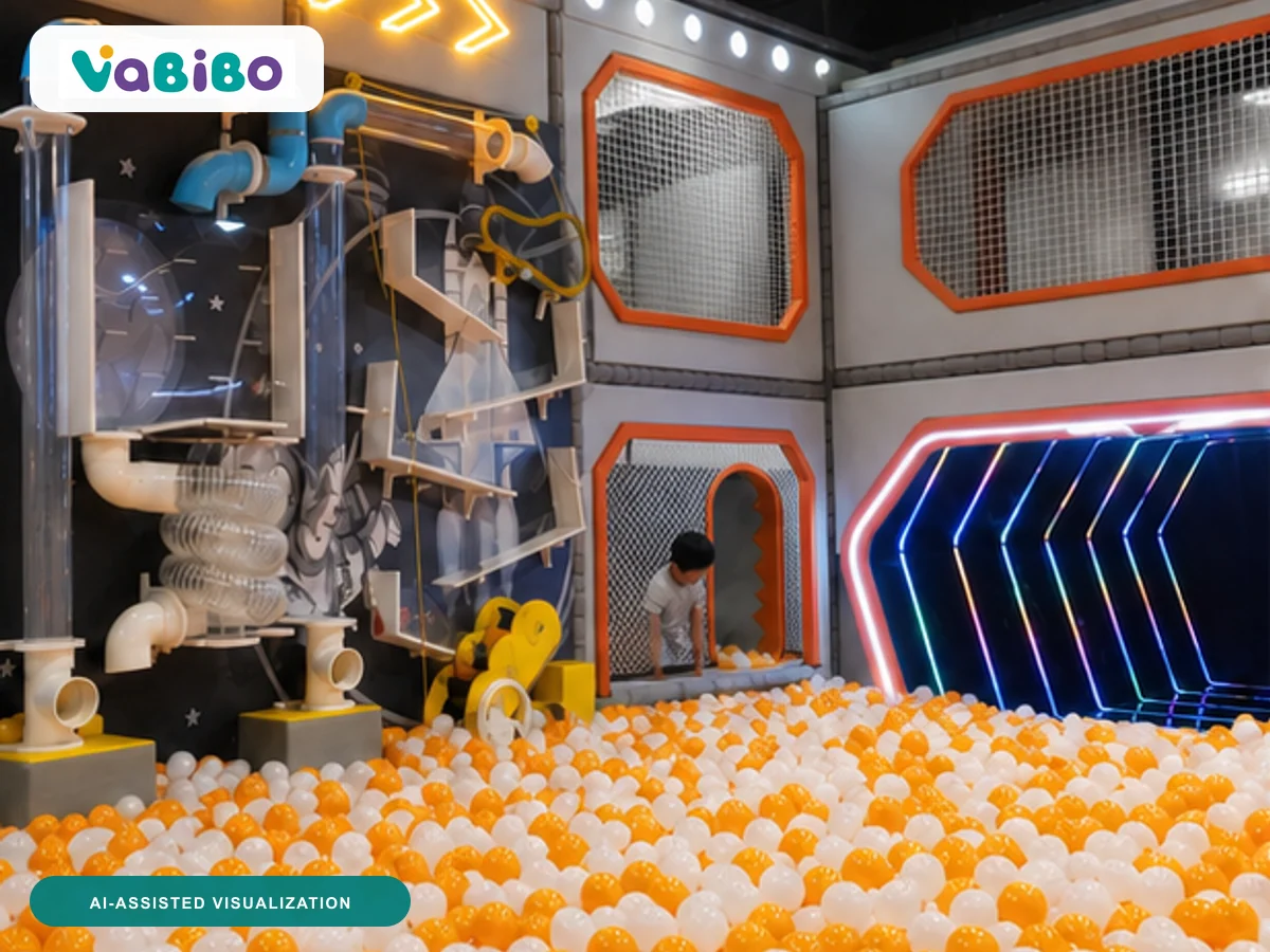 Nanjing Retail Family Playground AI-assisted visualization 3, inspired by the authorized reference