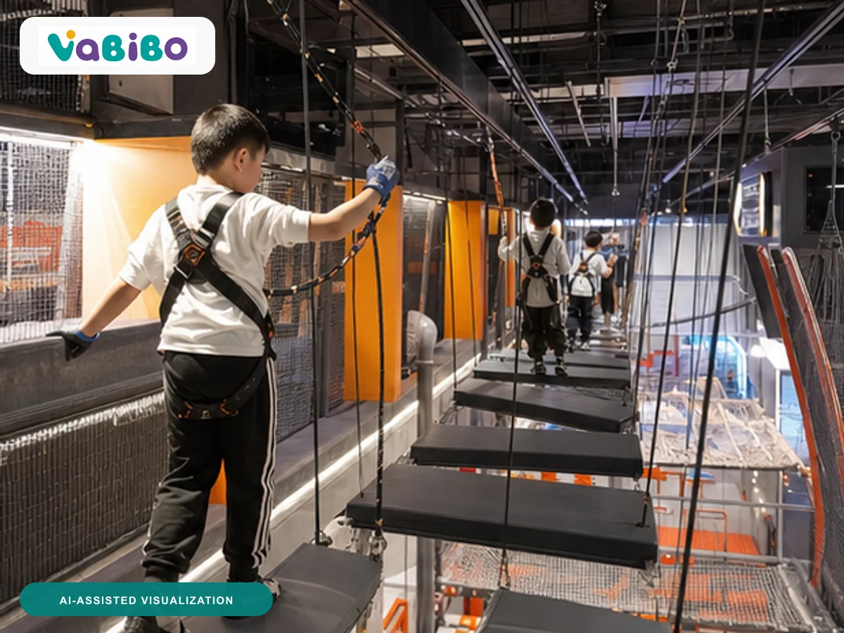 Tai'an 600 m² Compact Trend Sports Venue AI-assisted visualization 2, inspired by the authorized reference