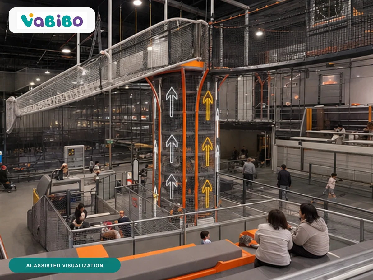 Tai'an 600 m² Compact Trend Sports Venue AI-assisted visualization 4, inspired by the authorized reference