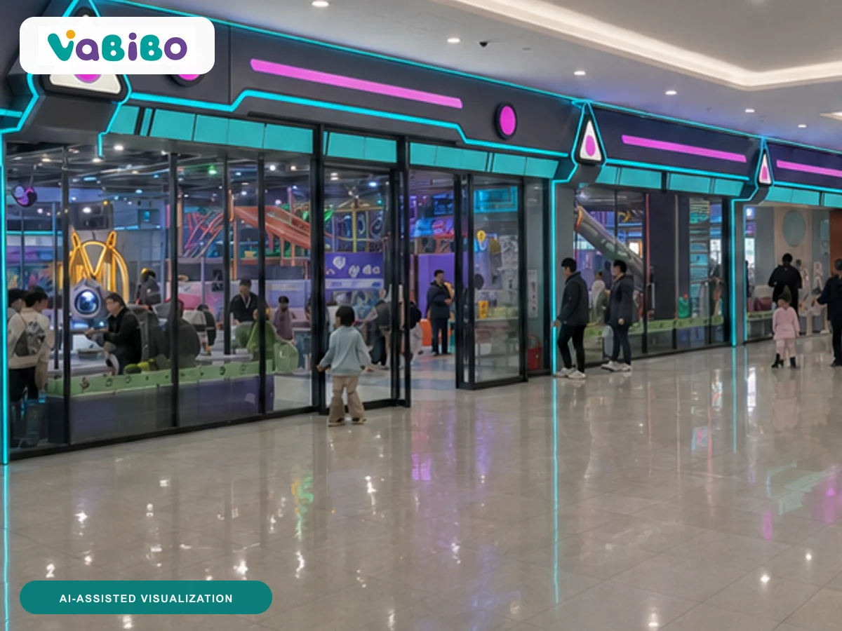 Wenzhou Retail Active Play Space AI-assisted visualization 1, inspired by the authorized reference