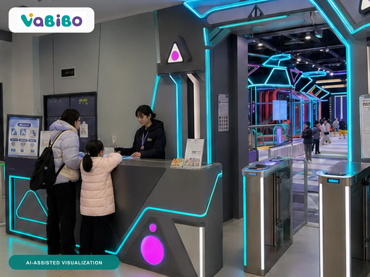 Wenzhou Retail Active Play Space AI-assisted visualization 2, inspired by the authorized reference